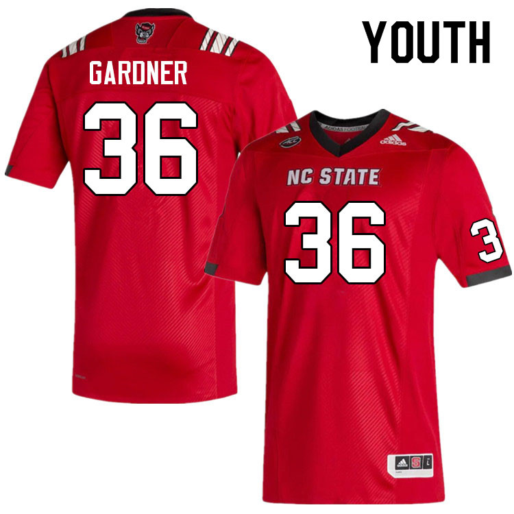 Youth #36 Devin Gardner NC State Wolfpack College Football Jerseys Sale-Red